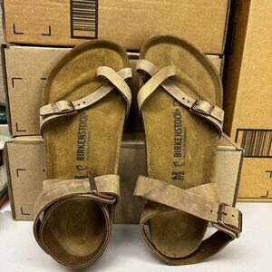 birkenstock yara tobacco Birkenstock | Shoes | Birkenstock Yara Tobacco Brown Oiled Leather Size 42
